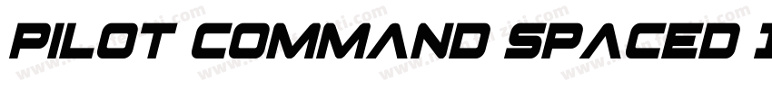 Pilot Command Spaced Italic字体转换